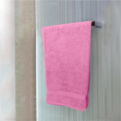 Cotton Home 2-Piece 100% Cotton Bath Towel Set, 70 x 140cm, Pink