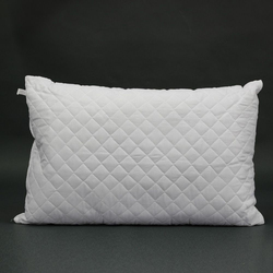 Cotton Home Quilted Pillow, Queen, 50x70cm, White