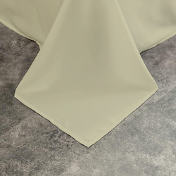 Cotton Home Flat Sheet 100% Cotton, 200 x 240cm, Beige