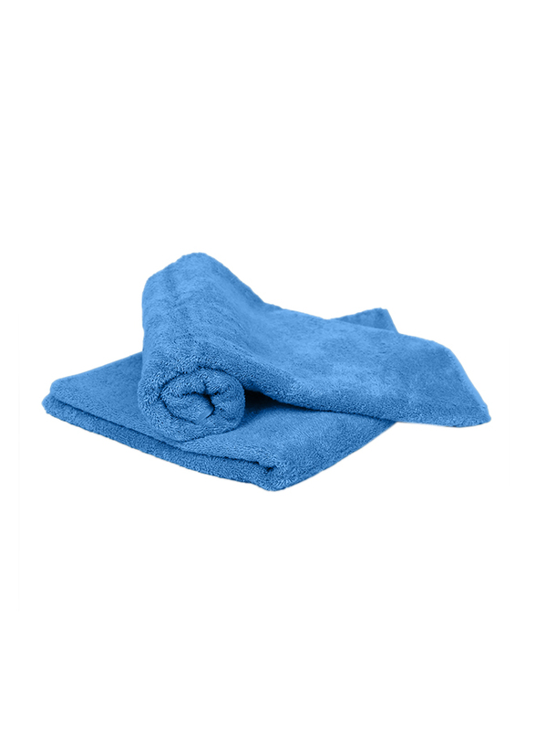 Cotton Home 2-Piece 100% Cotton Bath Towel Set, 70 x 140cm, Light Blue