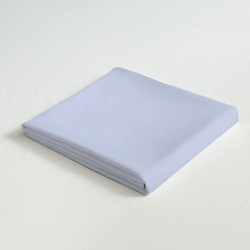 Cotton Home Flat Sheet 100% Cotton, 200 x 240cm, Sky Blue