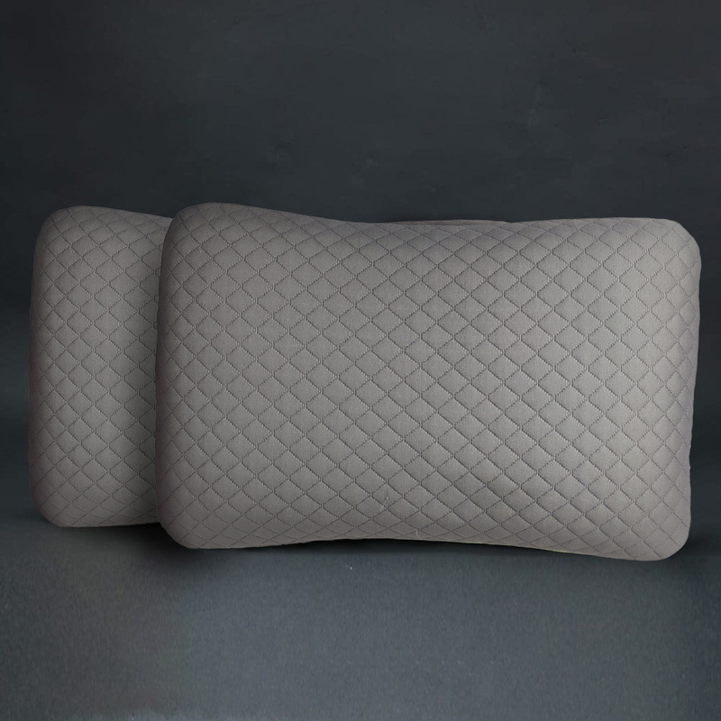 Cotton Home Mars Smooth Memory Foam Pillow, Grey