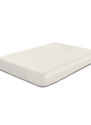 Cotton Home Super Soft Fitted Sheet, 180 x 200 + 30cm, Ivory