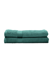 Cotton Home 2-Piece 100% Cotton Bath Towel Set, 70 x 140cm, Dark Mint