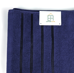 Cotton Home 100% Cotton Aqua Breeze Bath Towel, 70 x 140cm, Violet