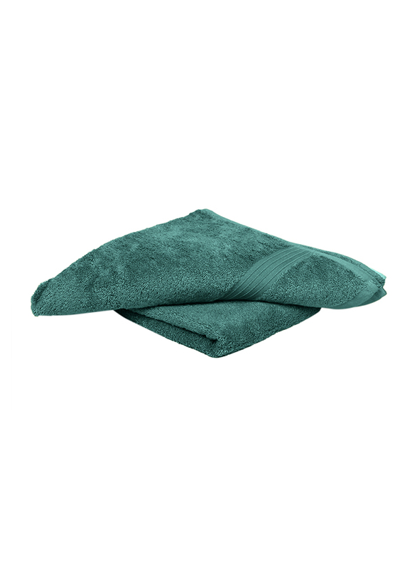 Cotton Home 2-Piece 100% Cotton Bath Towel Set, 70 x 140cm, Dark Mint