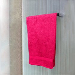 Cotton Home 2-Piece 100% Cotton Bath Towel Set, 70 x 140cm, Fuschia Pink