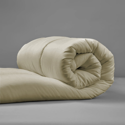 Cotton Home Microfiber Roll Comforter, 150 x 220cm, Queen, Dark Beige