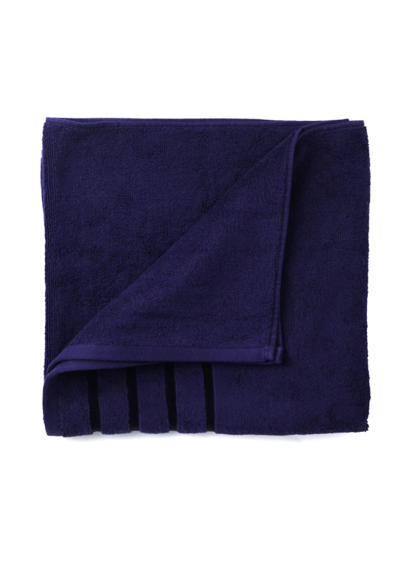 Cotton Home 100% Cotton Aqua Breeze Bath Towel, 70 x 140cm, Violet