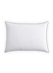 Cotton Home Royal DeLight Pillow with Silver Cord, Queen, 50x75cm, White