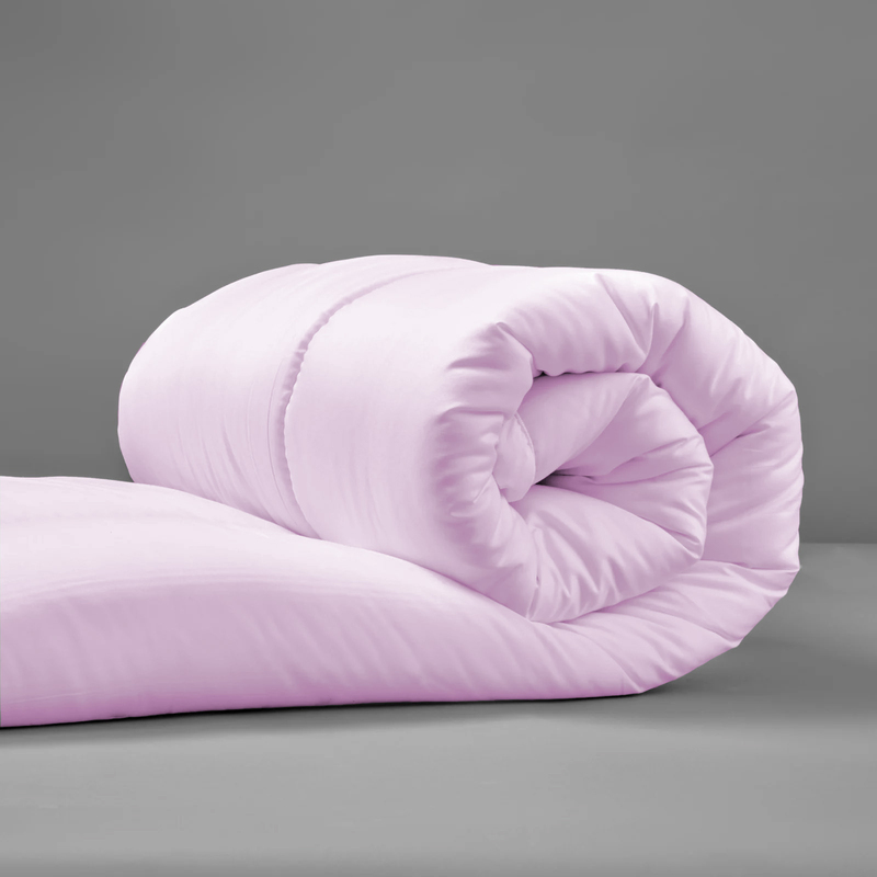 Cotton Home Microfiber Roll Comforter, 220 x 240cm, King, Pink