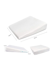 Cotton Home Smooth Wedge Memory Foam Pillow, White