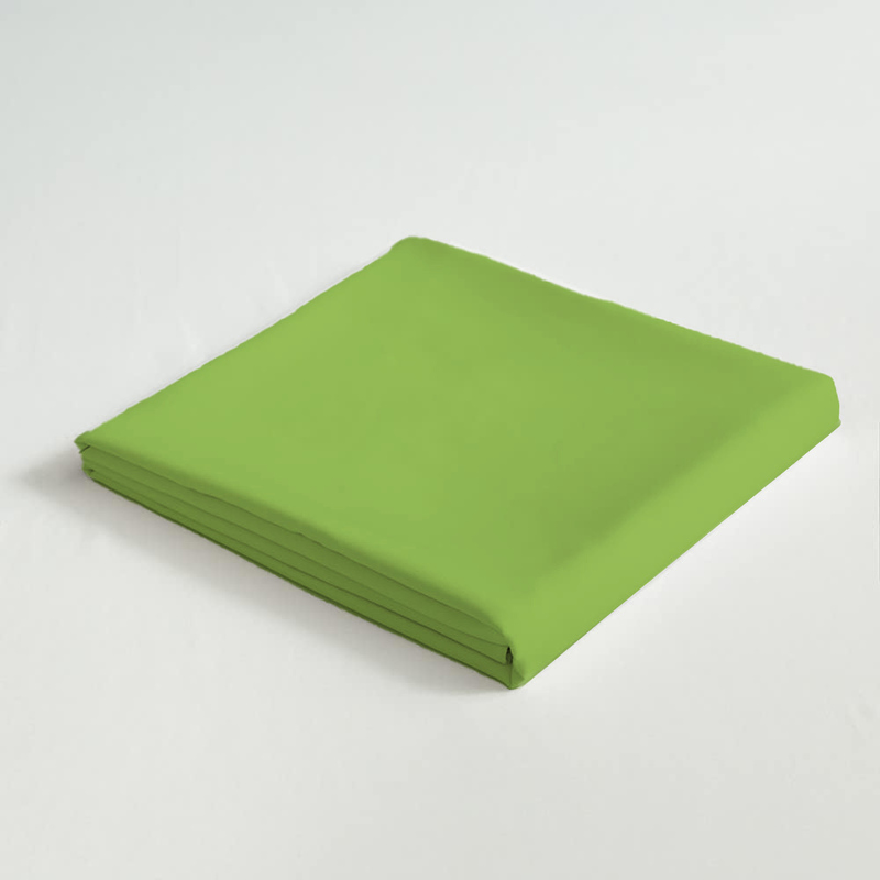 Cotton Home Flat Sheet 100% Cotton, 200 x 240cm, Green