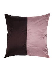Cotton Home Floor Cushion, 80 x 80cm, 8C, Brown/Pink