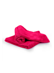 Cotton Home 2-Piece 100% Cotton Bath Towel Set, 70 x 140cm, Fuschia Pink