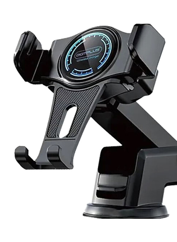 

Digitplus 4 in 1 20W Wireless Car Charger With 360 Degree Rotation Mirror, Black