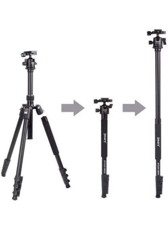 

N/A Jmary KT325-NB30 Professional Tripod for Camcorder and DSLR Camera, Black