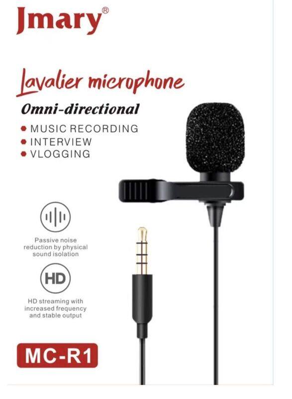 

Jmary MC-R1 Lavalier Microphone, Black