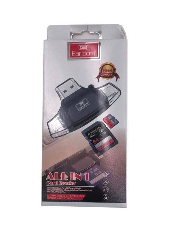 

Apple Earldom All-in-1 Micro USB Type-C to Lightning Card Reader, Black