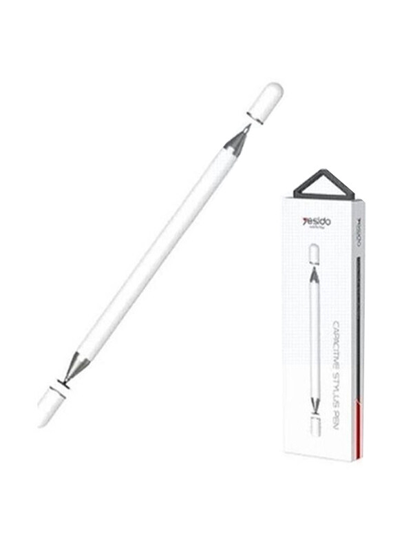 

N/a Yesido 2 in 1 Universal Stylus With Ball Point Pen, White