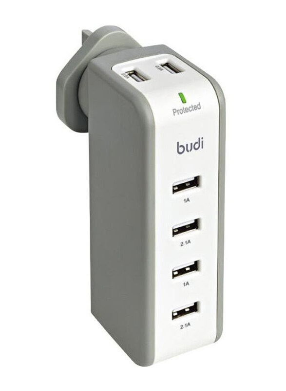 

Budi 3-Pin Home Charger, White