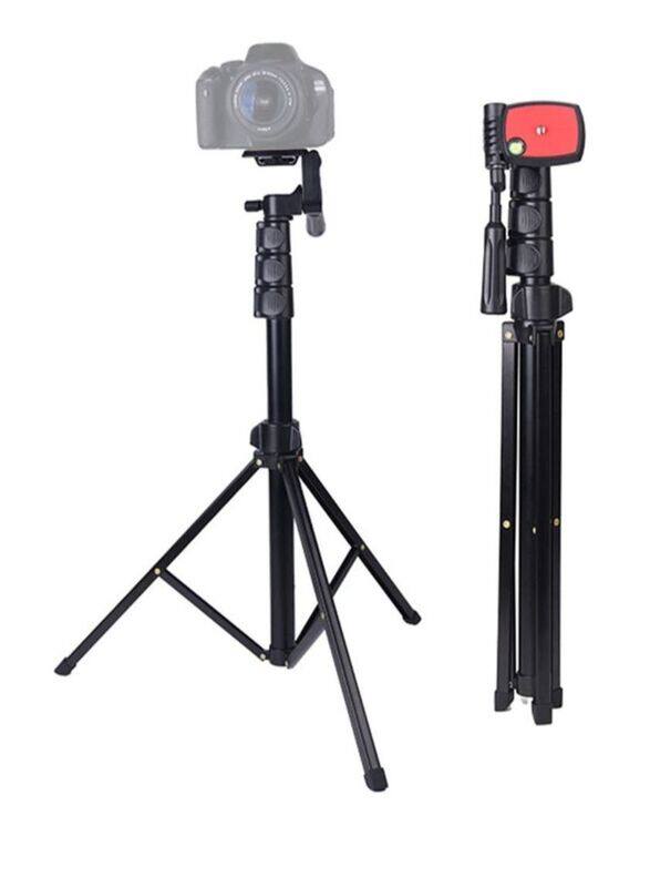 

N/a Jmary KP-2206 Multi-functional Adjustable Portable Camera Tripod Cell Phone Holder Floor Stand for Live Streaming, Black