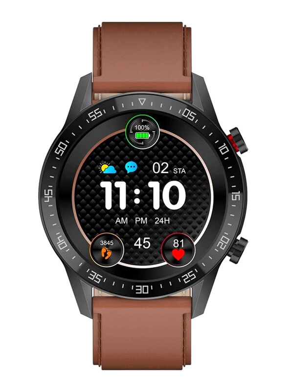 

Nyork SW310 Alloy CNS Process Smartwatch Fitness Tracker, Sapphire Brown