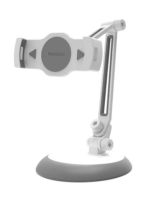 

Universal Yesido Smart Tablet Holder, White/Grey