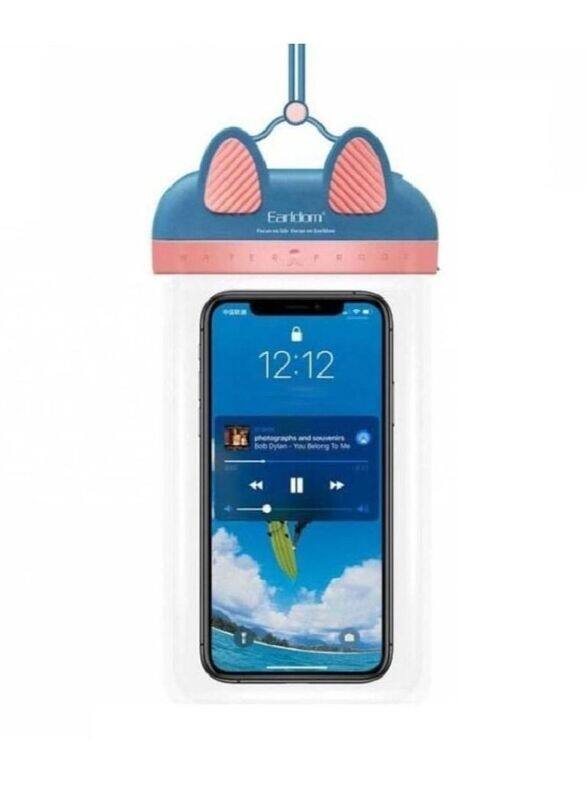 

N/a Earldom Waterproof Mobile Phone Pouch, ET-S5, Blue/Pink