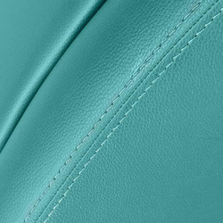 Design Comfortable & Relaxing Modrean Love Seat S-Shape Leather Sofa MM TEX, Green