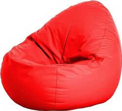 Shapy chair Bean Bag chair soft and comfortable XX-Large & XXX-Large (MM TEX) (XX-Large Rexine, Red)