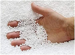 Beans Booster Refill Polystyrene Beads Ball for Bag Beans MM Tex, 2, White