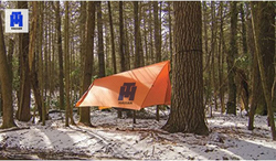 Hassan 18 Feet Waterproof Tarpuline Outdoor Tarp Plastic Sheet Cover, Orange