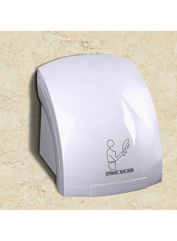 

JDM Auto Lights Automatic Infrared Sensor Hand Dryer with Household, Hotel & Bathroom, White