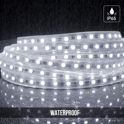Hassan 50 Meter IP65 Waterproof Outdoor UK Plug Rope Light LED Strip, Daylight White