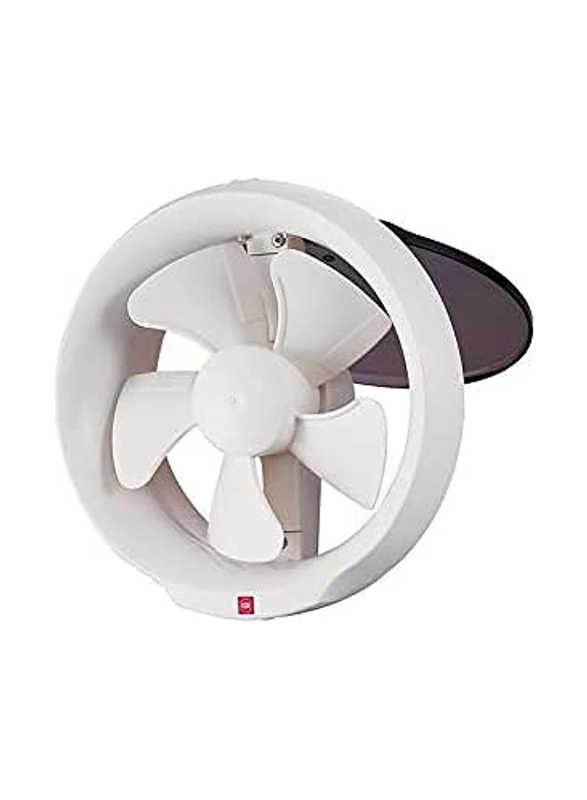 KDK 6-inch Glass Mounted Ventilating Air Exhaust Outer Fan, White