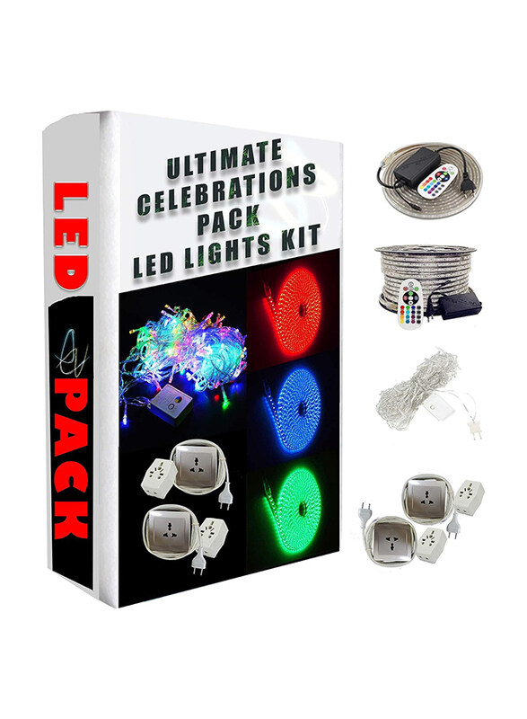 

HST Super Decoration Combo Pack with Extensions LED Strip Light, Multicolour