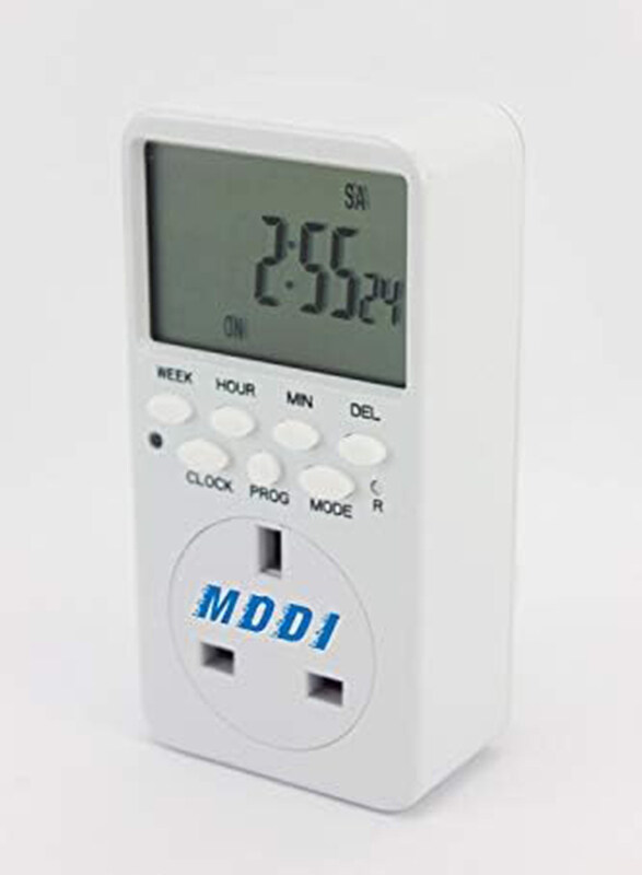 

Modi Weekly Digital Timer for Home Lighting Control, White