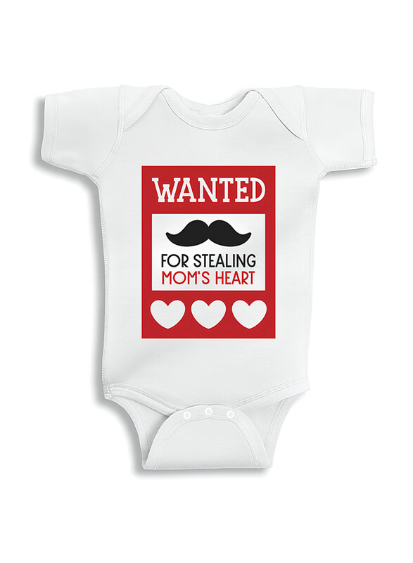 

Twinkle Hands Wanted Bodysuit Onesie, 0-3 Months, White