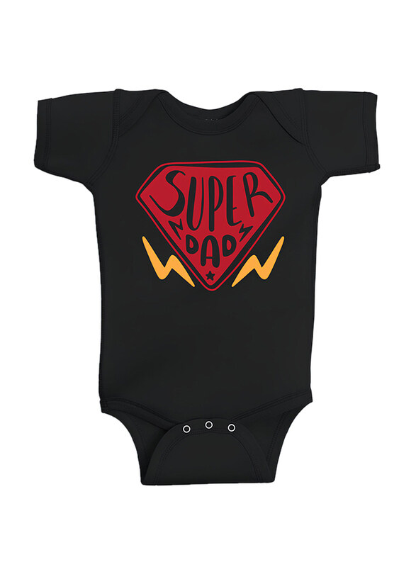 

Twinkle Hands Super Dad Bodysuit Onesie, 0-3 Months, Black