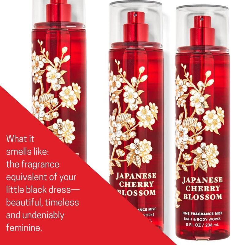 Bath & Body Works Japanese Cherry Blossom 236ml Body Mist for Women