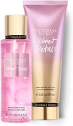 Victoria'S Secret Velvet Petals Fragrance Body Mist & Body Lotion Set for Women