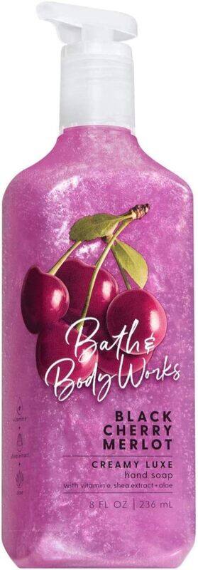

Bath & Body Works 2020 Black Cherry Merlot Creamy Luxe Hand Soap, 236ml
