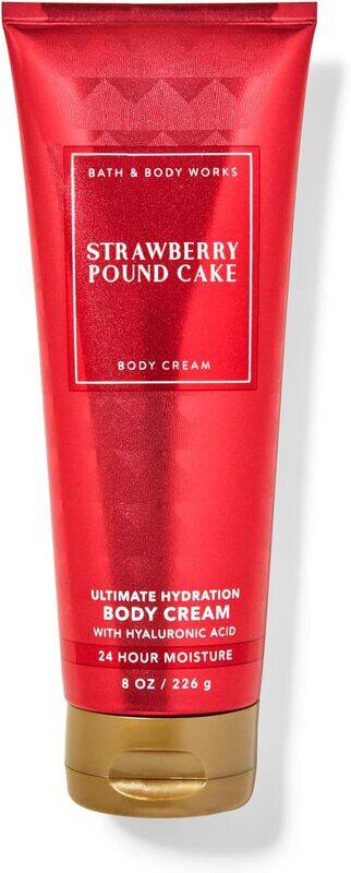 

Bath & Body Works Strawberry Pound Cake Ultimate Hydration Body Cream, 226g