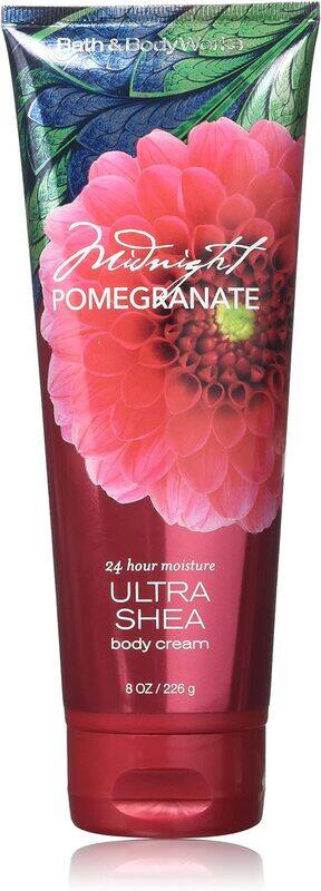 

Bath & Body Works Ultra Shea Body Cream Midnight Pomegranate Scent, 8oz