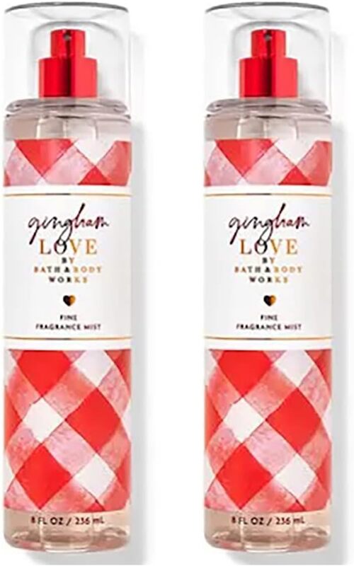 Bath & Body Works 2-Piece Set Unisex Bath & Body Works Gingham Love Fine Fragrance Body Mist 8oz