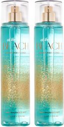 Bath and Body Works At the Beach Fine Fragrance Mist - Value Pack Lot of 2 (At the Beach)