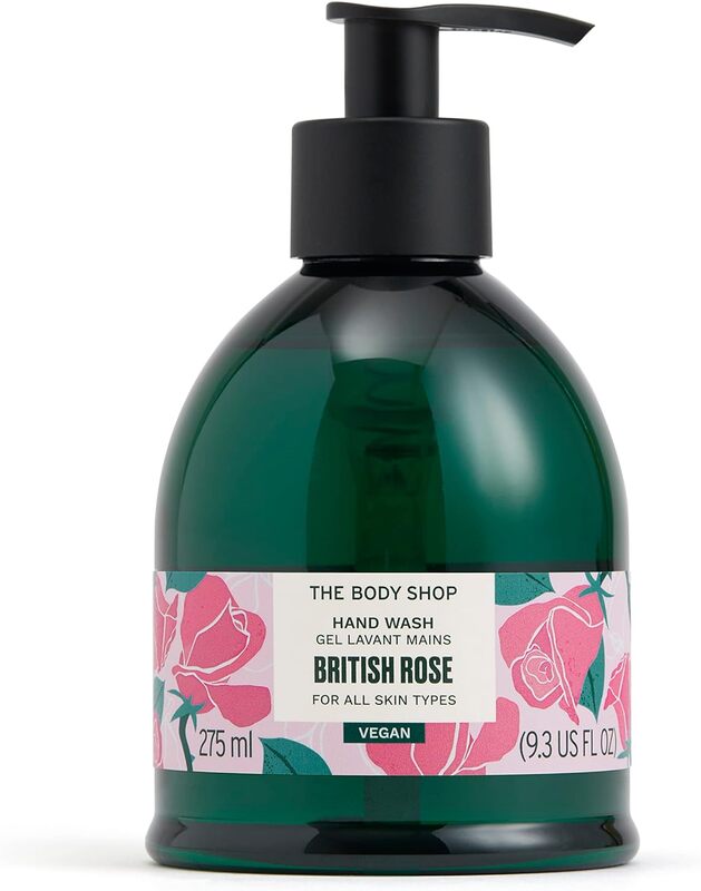 The Body Shop British Rose Hand Wash, 9.3oz