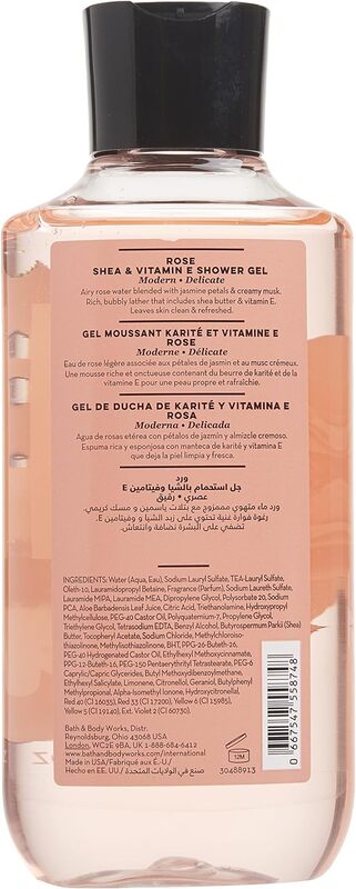 Bath & Body Works Rose Shea & Vitamin E Shower Gel, 10oz