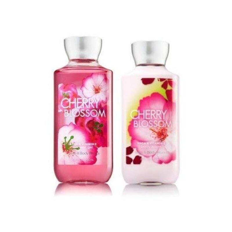 

Bath & Body Works Cherry Blossom Gift Set of Shower Gel and Body Lotion, 2 Pieces